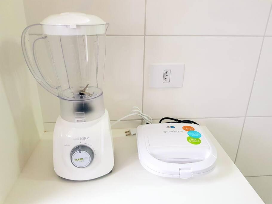 Ap Frente Mar Com Ar-Condicionado E Varanda Gourmet Mongaguá Eksteriør billede